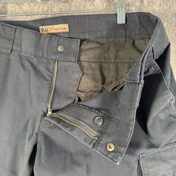 5.11 Tactical TDU Ripstop Cargo Pants Womens Size 16 Navy Blue 36x30 - Picture 13 of 16